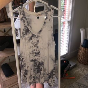 Grey and White Mix Tank